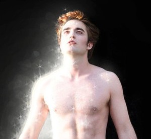 Edward sparking in Twilight